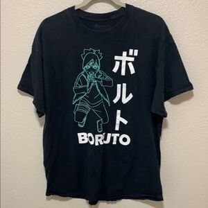 Ripple Junction Boruto Black Graphic Tee